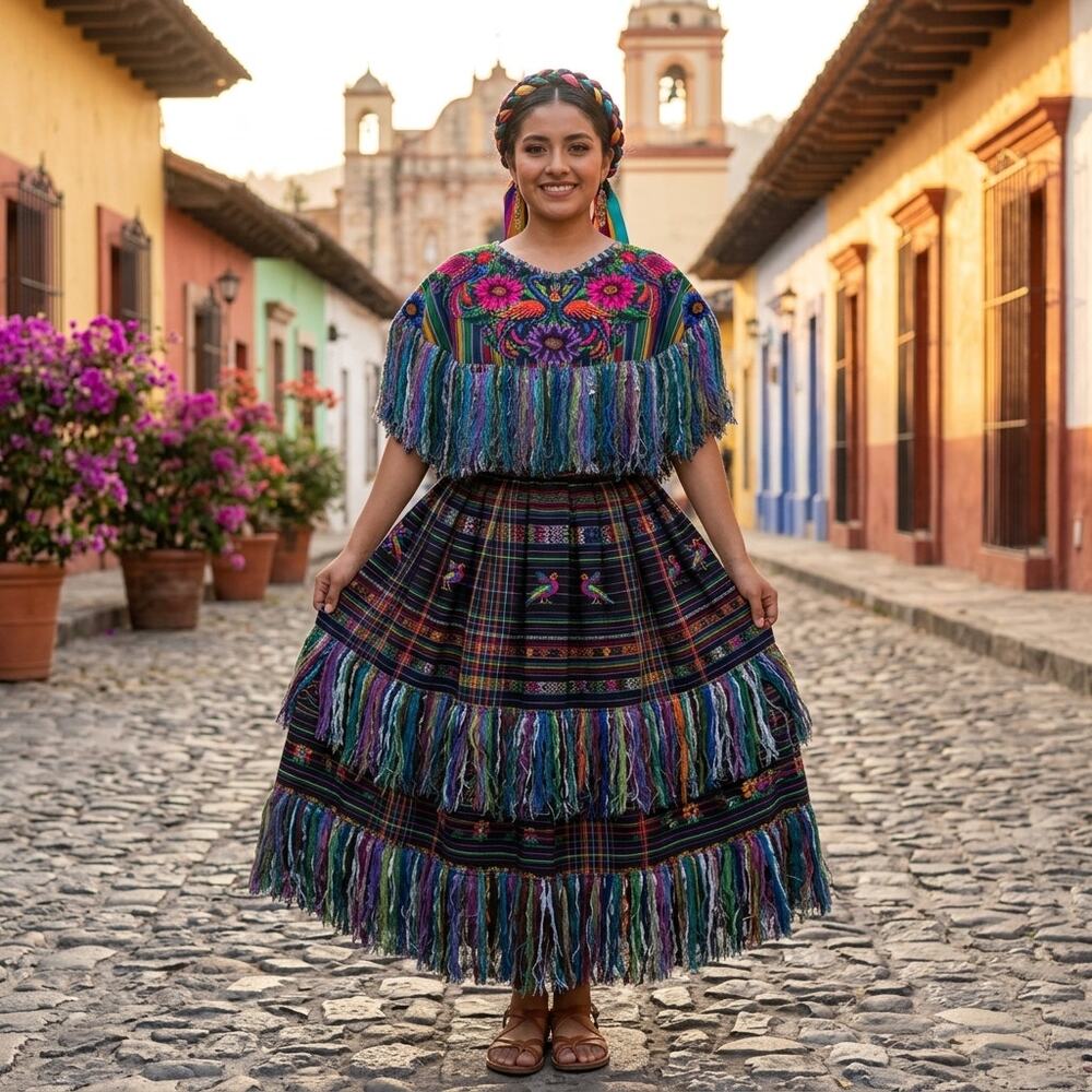 Cape huipil  only One of a kind one size SEE measurements one size fits all